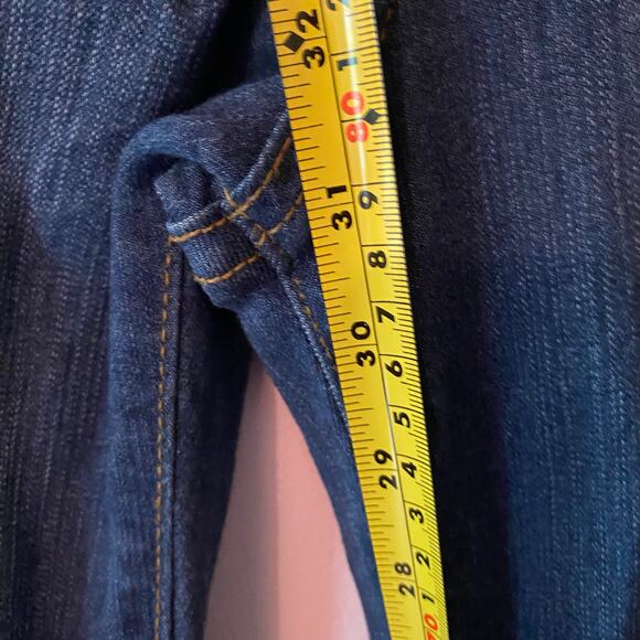 Judy Blue Women's size 3 / 26 Super Flare Frayed Jeans Boho Retro Bohemian - Picture 10 of 11